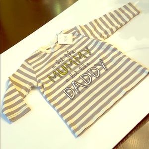 A bit like mummy a bit like Daddy